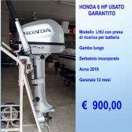 Usato garantito Motore fuoribordo Honda BF6 LHU gambo lungo