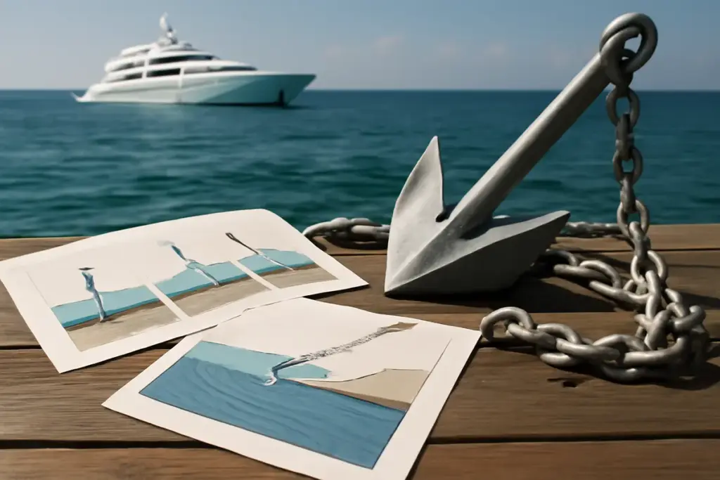 Sistema di ancoraggio su yacht di grandi dimensioni: tecniche efficaci per ogni fondale