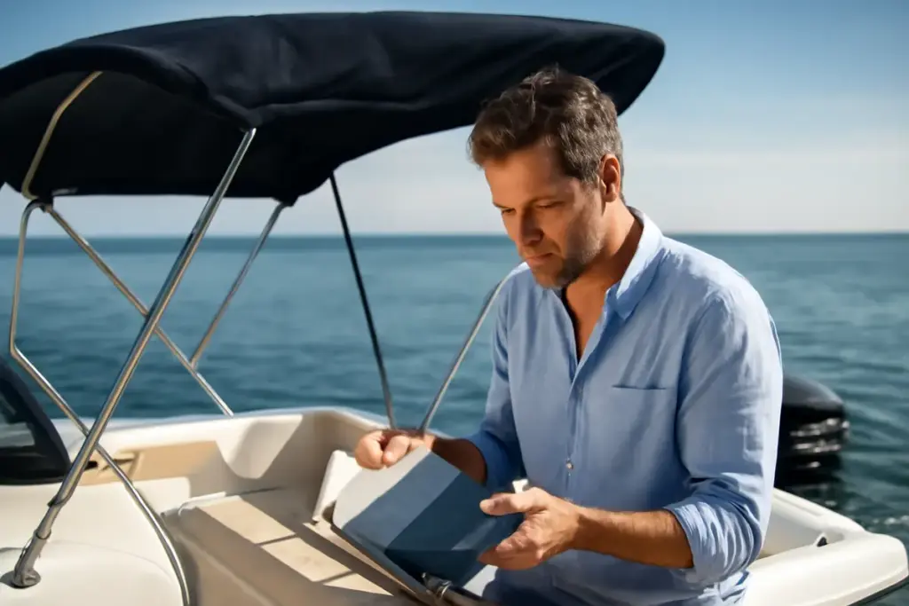 Bimini top per barca: come scegliere il tessuto giusto per durata e protezione solare