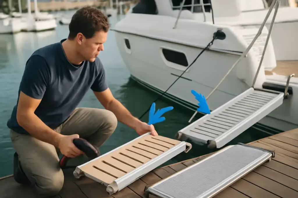 Come scegliere la passerella giusta per la barca? Consigli su materiali e montaggio sicuro