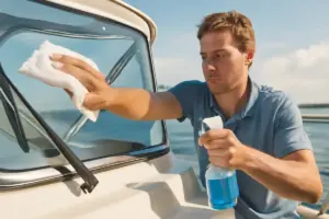 Come si mantiene trasparente il parabrezza della barca? Il metodo anti-aloni poco conosciuto